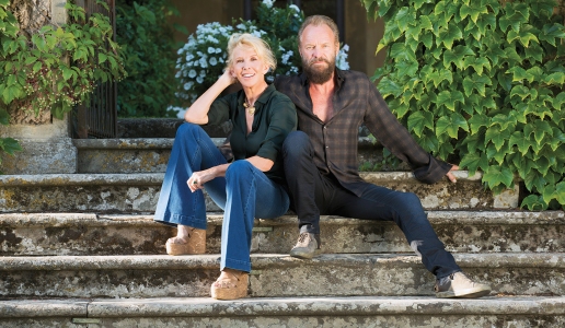 sting e Trudie Styler tenuta il palagio cantina vini toscana message in a bottle