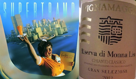 Supertrump Breakfast in America e ,Chianti Classico Gran Selezione Monna Lisa 2017 Vignamaggio
