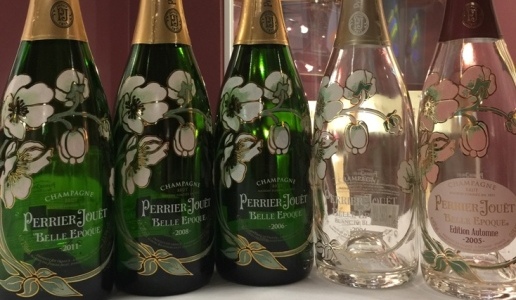 Belle Epoque Perrier-Jouët in una degustazione d’eccezione bottiglie