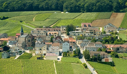 Champagne. Village de Monthelon. Fototeca CIVC