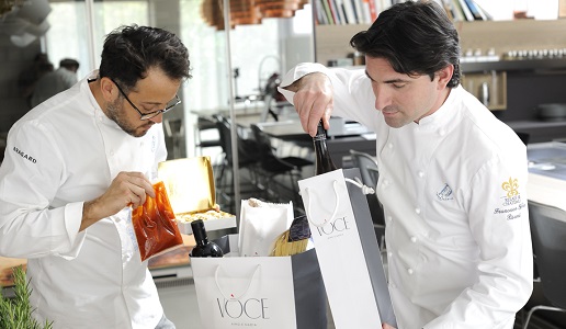 chef Alessandro Negrini e Fabio Pisani, anime del gruppo VOCE Aimo e Nadia