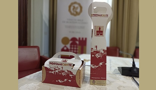 #PortamiConTe doggy e wine bag a Montepuclaino