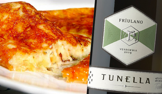 Frico con patate e Friulano 2019 Tunella