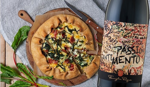 Galette Rustica e Veneto Rosso Passione Sentimento 2021 Famiglia Pasqua