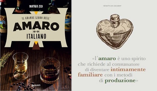 il-grande-libro-dell'amaro-italiano-matteo-zed-giunti-editore copertina e dettaglio interno