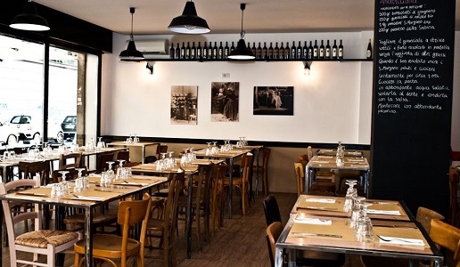 Lo'Steria Ponte Milvio Roma la sala