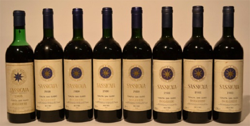 Sassicaia (4), le annate pioneristiche