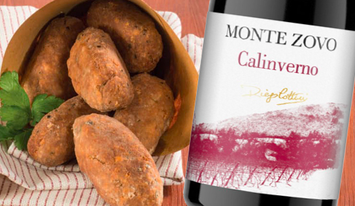 Polpette di lesso e Calinverno Rosso Veronese 2016 Cottini Monte Zovo