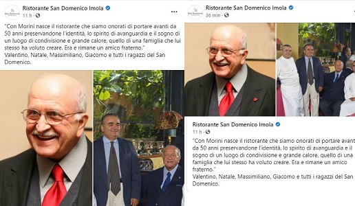 Scomparsa Gianluigi Morini fondatore San Domenico Imola