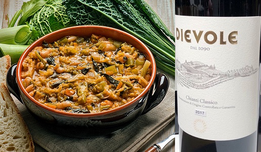 ribollita toscana e chianti classico dievole