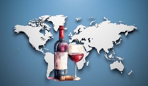 riduzione consumo vino nel mondo 2023