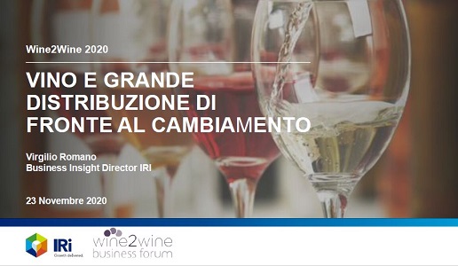 vendite vino in GDO 2020