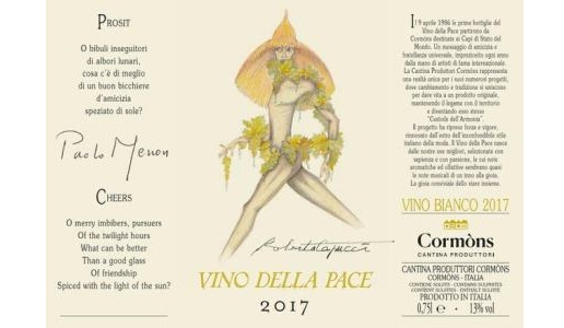 Vino della Pace 2017 Cantina Cormòns