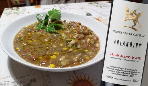 zuppa di legumi e Arlandino Santa Caterina