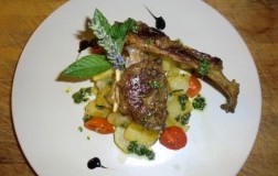 Abbacchio arrosto in salsa verde