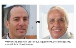Antonio Rallo, presidente Doc Sicilia ed Augusto Reina, Duca di Salaparuta - Illva di Saronno