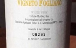 Verdicchio di Matelica Vigneto Fogliano 2018