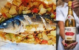 Branzino al cartoccio con verdure sfiziose con abbinamento Pasqua