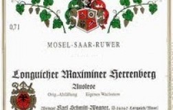 Carl Schmitt-Wagner Longuicher Maximiner Herrenberg Auslese