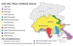 Cartina Friuli zone doc