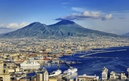 Cartoline dalla Campania panorama golfo napoli