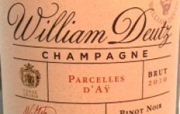 champagne deutz Hommage à William Deutz Parcelles d'Aÿ 2010