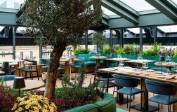 Enoteca La Torre sul roof della Rinascente di piazza Fiume a Roma