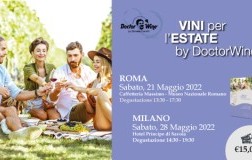 Vini per l'Estate 2022 by DoctorWine - Presentazione Roma 21 maggio e Milano 29 maggio 