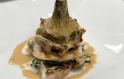 John Dory fillets with artichokes