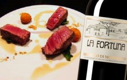 Filetto di manzo, salsa di fegato d’oca e pepe di Sichuan - Brunello di Montalcino 2016 La Fortuna