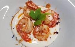 Gamberi alle Erbe su crema di Burrata Ricetta Doctorwine