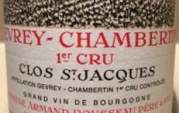 Gevrey Chambertin Clos Saint Jacques 1er Cru 2007 Domaine Rousseau