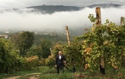 Gianluca Bisol nelle Vigne di Cartizze