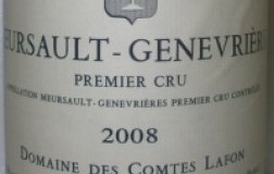Meursault Genevrières 1er Cru 2008 Comte Lafon