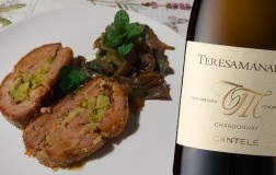 Polpettone farcito e Cantele Salento Teresa Manara Chardonnay 2020