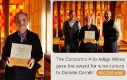 Premio Cultura del Vino a Daniele Cernilli