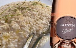 Risotto e Zonin Prosecco Rosé