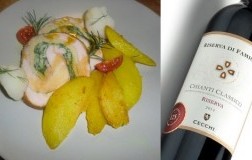 Rollè di pollo Chianti Classico Riserva di Famiglia 2016 Cecchi