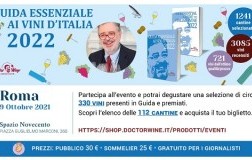 Guida Essenziale ai Vini d'Italia 2022 DoctorWine - Presentazione Roma 9 ottobre 2021