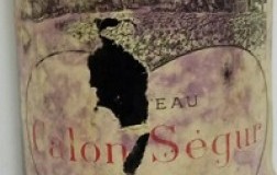 Château Calon Ségur Saint Estephe Troisième Cru Classé 1978