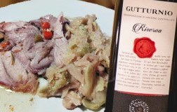 Stinco di vitello e Colli Piacentini Gutturnio Bollo Rosso Riserva 2017