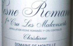 Vosne Romanée 1er Cru Les Malconsorts Christiane 2005 Domaine de Montille