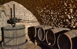 Antico torchio da vino