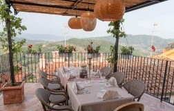 Caffe giusti tavolo con vista