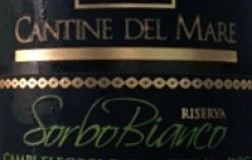 cantine del mare campi flegrei sorbo bianco etichetta