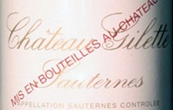 chateau gilette sauternes creme de tete etichetta