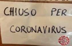 chiuso per coronavirus