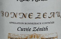 domaine rené renou Bonnezeaux Cuvée Zenith etichetta
