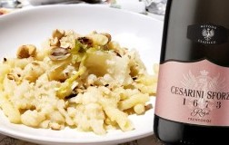 Fusilli con cavolfiore e Trentodoc 1673 Rosé Cesarini Sforza