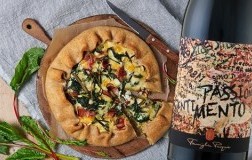 Galette Rustica e Veneto Rosso Passione Sentimento 2021 Famiglia Pasqua